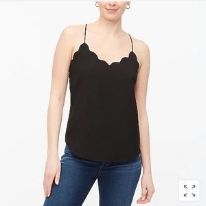 NWT J.Crew Factory Scalloped Cami